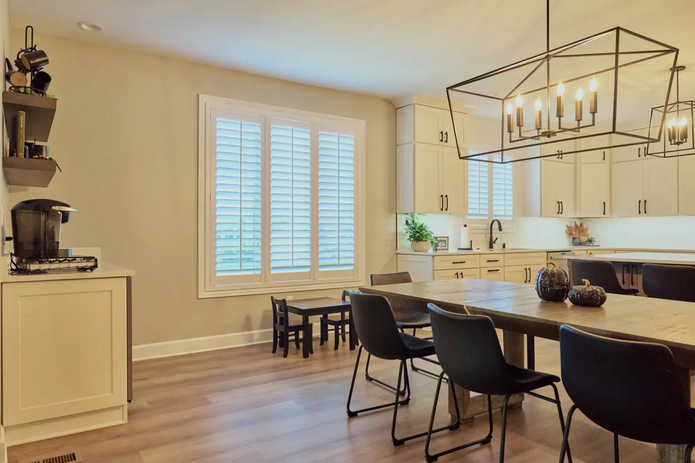 Cellular shades in a Plainfield living room